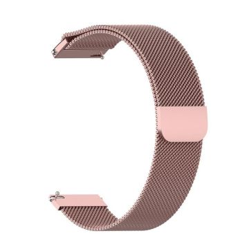 For Galaxy SM R800 46mm Milanese Watch Band(Rose Pink)