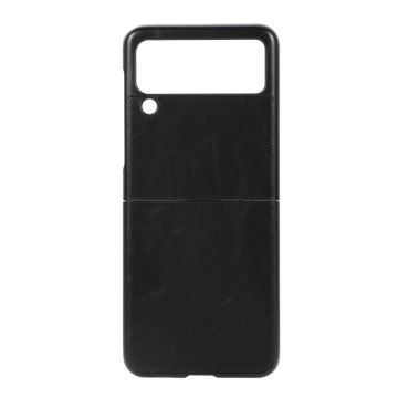 For Samsung Galaxy Z Flip3 5G PU Leather Phone Case(Black)