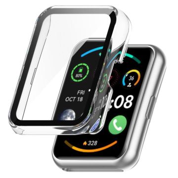 For Huawei Watch Fit 2 / Fit 2 Active PC + Tempered Glass Integrated Watch Case(Transparent)
