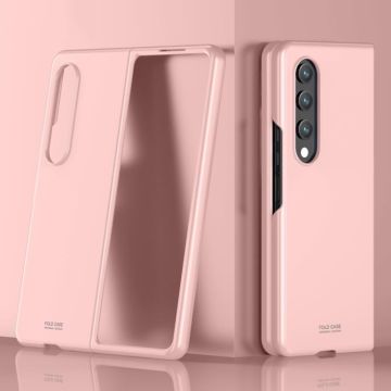 For Samsung Galaxy Z Fold4 Skin Feel Breathable Shockproof Phone Case(Pink)