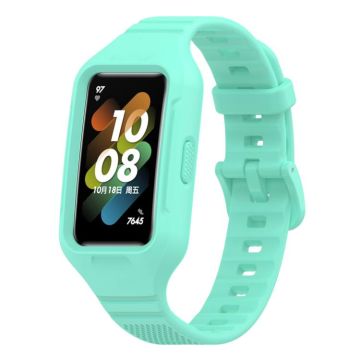 For Huawei Band 10 / 9 / 8 / 7 / 6 Universal Integrated Silicone Watch Band(Water Duck)
