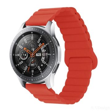 For Xiaomi Haylou Smart Watch 2 LS02 / RS4 / RS4 Plus 20mm Reverse Buckle Magnetic Silicone Watch Band(Red)