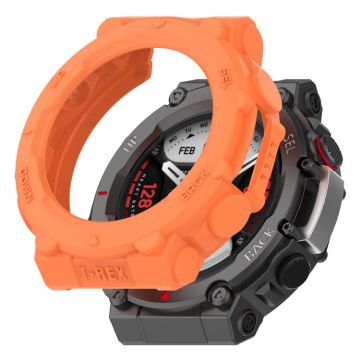 For&#x20;Amazfit&#x20;T-Rex&#x20;2&#x20;Armor&#x20;Hollow&#x20;TPU&#x20;Watch&#x20;Case&#x28;Orange&#x29;
