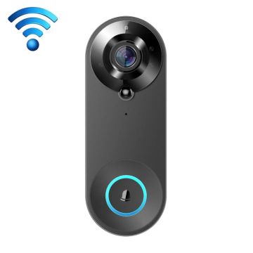W3 150 Degree Wide Angle 1080P Smart Doorbell Set(Black)