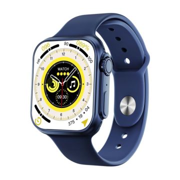 WS8 Plus 2.0 inch IPS Full Touch Screen Smart Watch, IP68 Waterproof Support Heart Rate & Blood Oxygen Monitoring / Sports Modes(Blue)