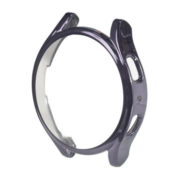 For Samsung Galaxy Watch5 Pro 45mm Electroplating Hollow Half-pack TPU Protective Case(Gun Color)