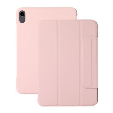 For iPad 2025 / 2022 3-fold Magnetic Buckle Leather Smart Tablet Case(Pink)