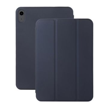 For iPad 2025 / 2022 3-fold Magnetic Leather Smart Tablet Case(Dark Blue)