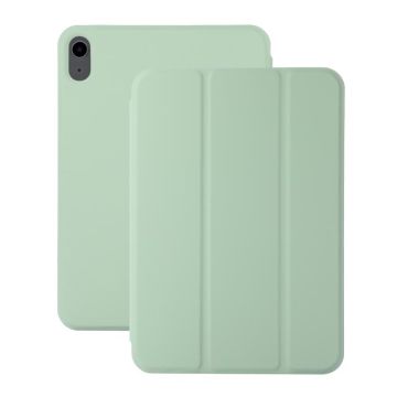 For iPad 2025 / 2022 3-fold Magnetic Leather Smart Tablet Case(Matcha Green)