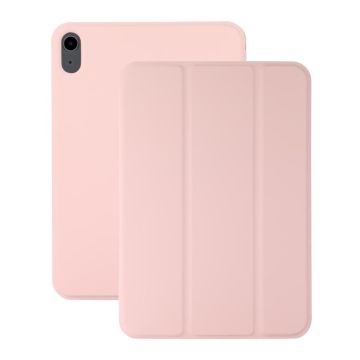 For iPad 2025 / 2022 3-fold Magnetic Leather Smart Tablet Case(Pink)