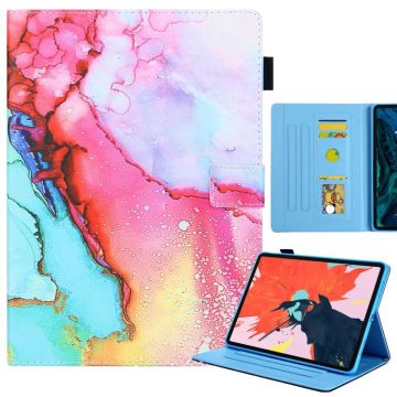 For iPad 2025 / 2022 Colored Drawing Leather Smart Tablet Case(Colorful)