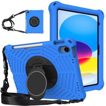 For iPad 2025 / 2022 Spider King Silicone Protective Tablet Case(Blue)