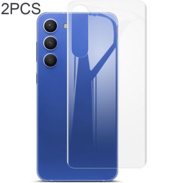 For Samsung Galaxy S23+ 5G 2pcs imak Curved Full Screen Hydrogel Film Back Protector