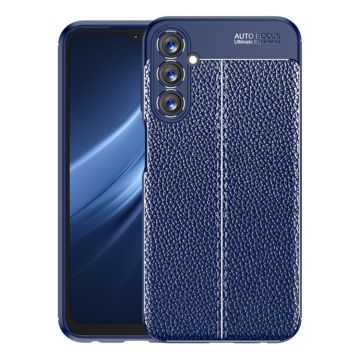 For Samsung Galaxy A24 4G Litchi Texture Shockproof TPU Phone Case(Blue)