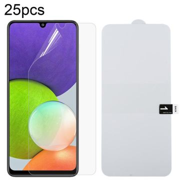 For Samsung Galaxy A22 25pcs Full Screen Protector Explosion-proof Hydrogel Film