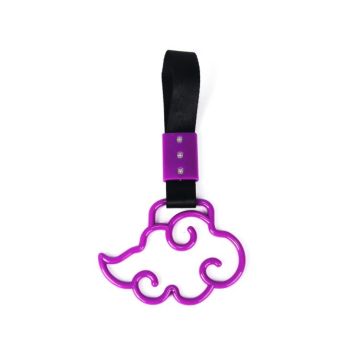 Car Rear Bumper Warning Hanging Ring Car Hand Pull Ring(Purple)