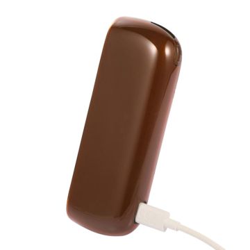 For IQOS ILUMA TPU Electronic Cigarette Protective Case Charging Compartment(Caramel)