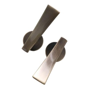 1pair Thickened Flat Hook Door Handle Hook Free Punch Free Installation Curtain Wall Hook(Cyan)