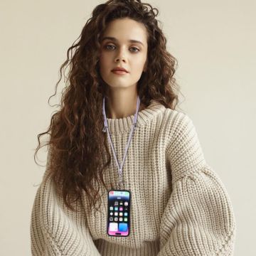 Universal Mobile Phone Anti-lost Lanyard(Purple)