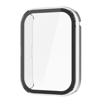 For Xiaomi Mi Band 8 Pro PC + Tempered Film Integrated Watch Protective Case(Transparent)