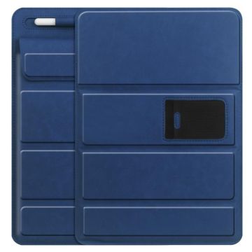 Fold Stand Magnetic Tablet Sleeve Case Liner Bag with Pen Slot For iPad 9.7 / 10.2 / 10.5 / 10.9 / 11 inch(Dark Blue)