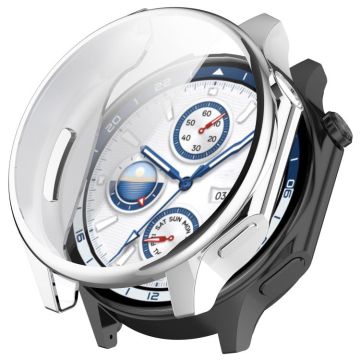 For OPPO Watch X / OnePlus Watch 2 Full Coverage TPU Electroplated Watch Protective Case(Silver)