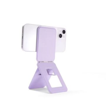 Magnetic Phone Desktop Folding Holder(Square Purple)