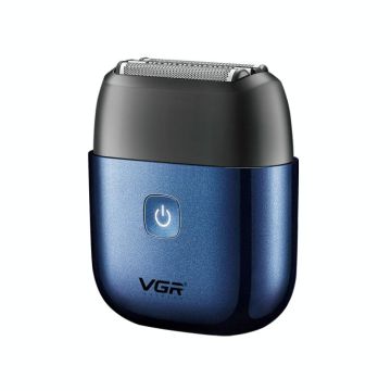 VGR V-340 5W USB Mini Portable Reciprocating Electric Shaver(Blue)