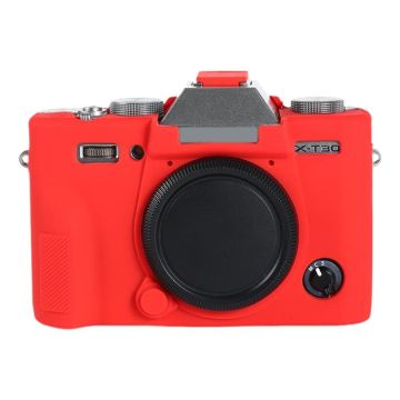For FUJIFILM X-T30 II Soft Silicone Protective Case(Red)