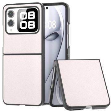 For Huawei nova Flip Glitter Full Coverage PU + PC Phone Case(White)