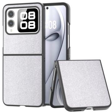 For Huawei nova Flip Glitter Full Coverage PU + PC Phone Case(Silver)