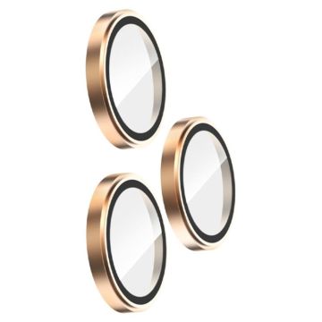 For iPhone 16 Pro / 16 Pro Max ZGA AR Eagle Eye Phone Lens Film(Gold)