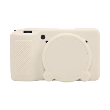 For Ricoh GR III Soft Silicone Protective Case(White)