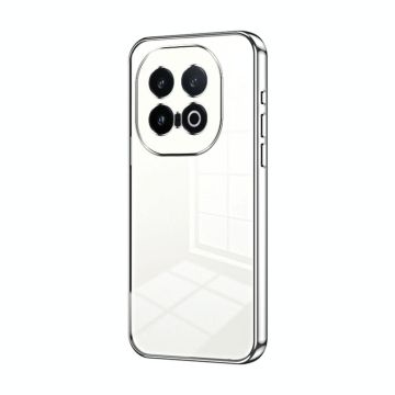 For vivo iQOO 13 Transparent Plating Fine Hole Phone Case(Silver)