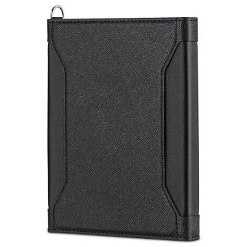 Multifunctional Magnetic Passport Card Holder RFID Anti-theft Document Bag(Black)