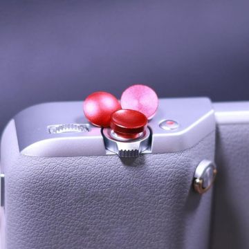 For Xiaomi 15 Ultra JSR 3pcs Aluminum Alloy Shutter Button(Red)