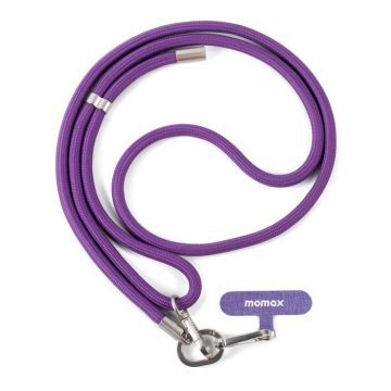 MOMAX SR39 Cord Phone Braided Lanyard(Purple)