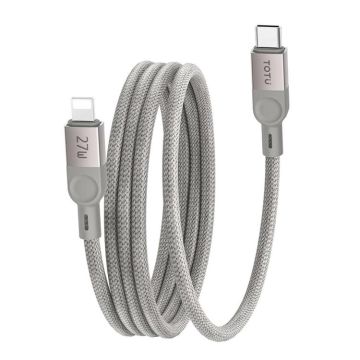 TOTU CB-13-PD 27W USB-C / Type-C to 8 Pin Magnetic Fast Charge Data Cable, Length:1m(Titanium)