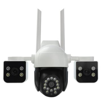 QX155 6MP Triple Camera WiFi Version Supports Humanoid Detection(UK Plug)