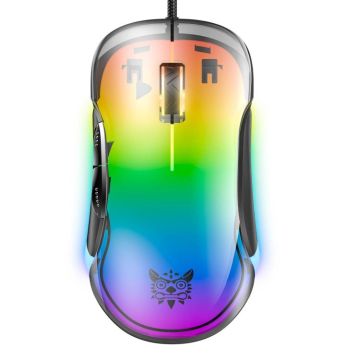 ONIKUMA CW925 12800DPI Colorful RGB E-Sports Gaming Wired Mouse(Black)