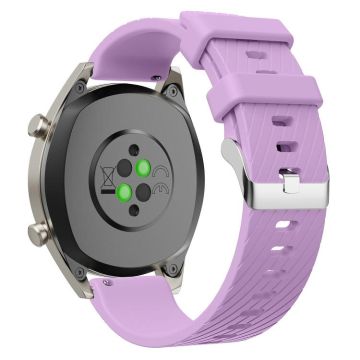 20mm Twill Silicone Watch Band(Purple)