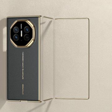 For Huawei Mate XT Ultimate GKK AG Phantom Electroplating Frame Full Cover MagSafe Phone Case(Black Gold)