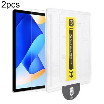 For UMIDIGI G7 Tab Pro / G9 Tab 2pcs Dust-Free Easy Install HD Tempered Glass Film