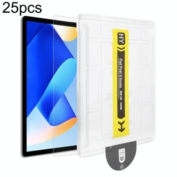 For UMIDIGI G7 Tab Pro / G9 Tab 25pcs Dust-Free Easy Install HD Tempered Glass Film