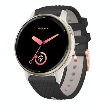 20mm Fish Scale Texture Two Color Silicone Watch Band(Black Grey)