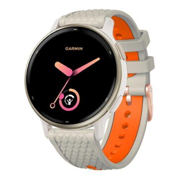 20mm Fish Scale Texture Two Color Silicone Watch Band(Sand Orange)