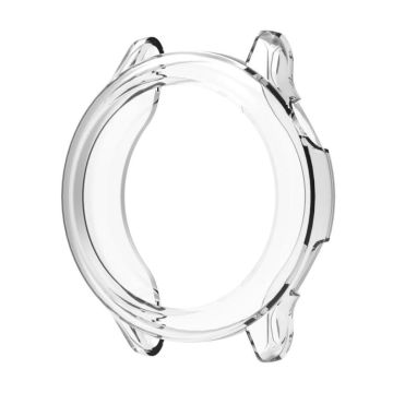 For Garmin vivoactive 6 Half Coverage Hollow TPU Watch Protective Case(Transparent)