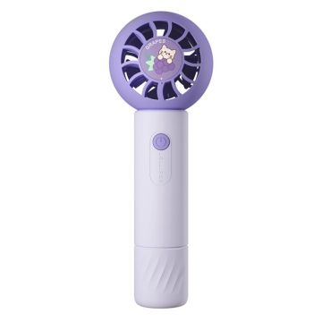MF062 Mini Handheld Lollipop Electric Fan (Purple)