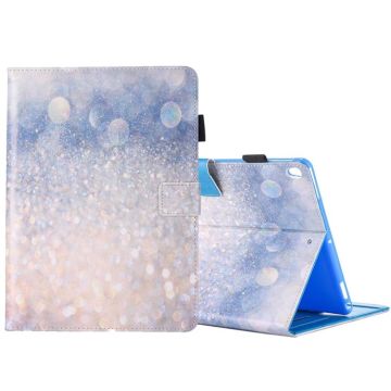 For iPad Pro 10.5 inch Shiny Sand Print Horizontal Flip PU Leather Protective Case with Holder & Card Slots & Photo Frame