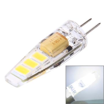 G4 2W 100LM Corn Light Bulb, 6 LED SMD 5730 Silicone, DC 12V(Warm White)